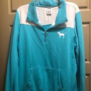 Victoria’s Secret pink Half zip sweatshirt large
